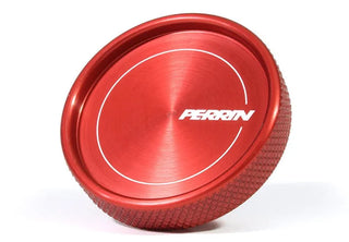 Perrin Performance Oil Cap Round Style: Fits Most Subaru Models