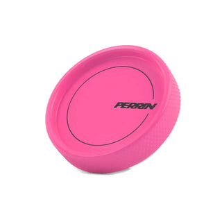 Perrin Performance Oil Cap Round Style (HYPER PINK): Multiple Subaru Fitments