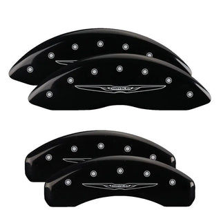MGP Caliper Covers (FRONT): Scion xD 2008 - 2014 w/ Yellow Finish Black