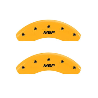 MGP Caliper Covers (FRONT): Scion xD 2008 - 2014 w/ Yellow Finish Black