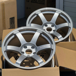 Volk Racing TE37 SAGA S-PLUS / Diamond Silver | 18x10 | 18x11 | 5x112 | +25mm | +34mm Offset