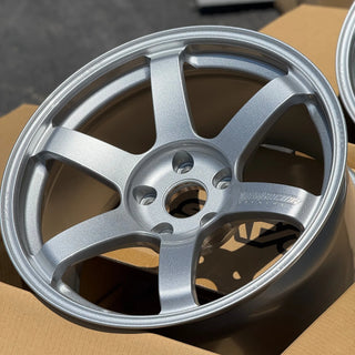 Volk Racing TE37 SAGA S-PLUS / Diamond Silver | 18x10 | 18x11 | 5x112 | +25mm | +34mm Offset