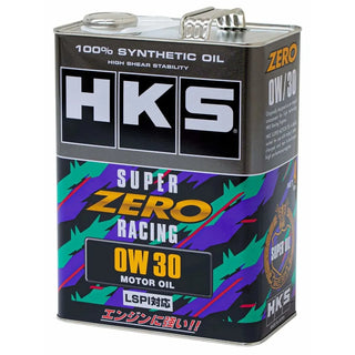 HKS Super Zero Racing Oil 0W-30 4L Can: Fits Most Models