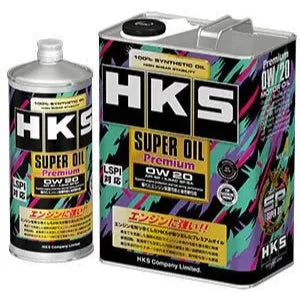 HKS Super Oil Premium 0W-20 4L Can: Fits Most Models