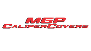 MGP Caliper Covers (FRONT AND REAR): Scion FR-S (13-16) w/ Red Finish Silver Ch