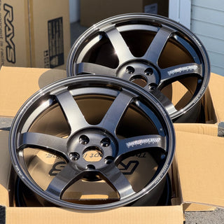 Volk Racing TE37 SAGA S-PLUS / Diamond Black | 18x10 | 18x11 | 5x112 | +25mm | +34mm Offset