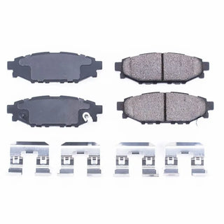 PowerStop Z17 Evolution Ceramic Brake Pads (REAR): Subaru BRZ (13-16) w/ Hardware