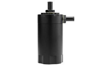 Mishimoto Universal Oil Catch Can: Fits Most Models Black w/ Red Insert