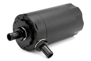 Mishimoto Universal Oil Catch Can: Fits Most Models Black w/ Red Insert