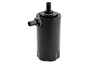 Mishimoto Universal Oil Catch Can: Fits Most Models Black w/ Red Insert