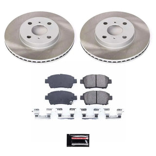 PowerStop Semi-Coated Rotor Kit (FRONT): Scion xA (2004 - 2006) & Scion xB (2004 - 2006)