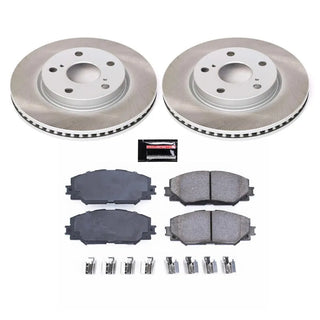 PowerStop Semi-Coated Rotor Kit (FRONT): Scion xB 2008 - 2015