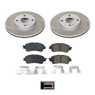 PowerStop Semi-Coated Rotor Kit (FRONT): Scion iA 2016