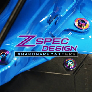 ZSPEC Titanium Trunk Area Fastener Kit for 2022-2026 Toyota GR86 & Subaru BRZ