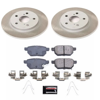 PowerStop Rear Semi-Coated Rotor Kit (REAR): Toyota Corolla iM 2016