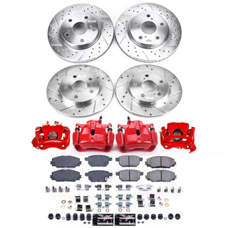 PowerStop Z23 Evolution Kit with Calipers (FRONT AND REAR): Scion xB 2008 - 2015