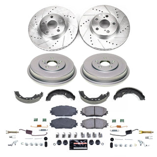 PowerStop Z23 Evolution Brake Kit (FRONT AND REAR): Scion xD 2008 - 2014