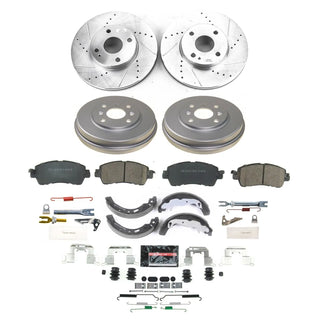 PowerStop Z23 Evolution Brake Kit (FRONT AND REAR): Scion iA 2016