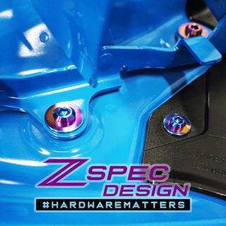 ZSPEC Titanium Trunk Area Fastener Kit for 2022-2026 Toyota GR86 & Subaru BRZ