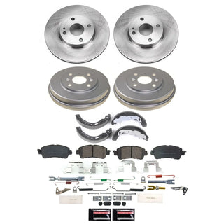 PowerStop Autospecialty Brake Kit (FRONT AND REAR): Scion iA 2016 - 2016
