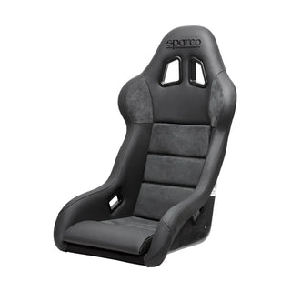 Sparco Evo QRT Performance Fixed Back Racing Seat (BLACK) w/ Carbon Fiber Shell