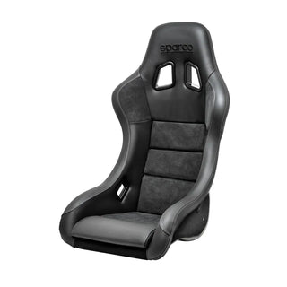 Sparco QRT-C Racing Seat w/ Gray Stitch and Carbon Fiber Shell: Fits Most Models
