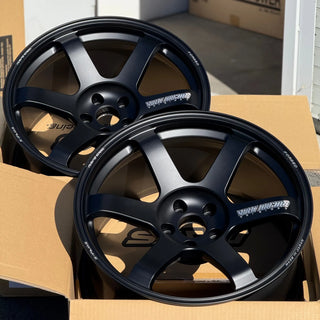 Volk Racing TE37 SAGA S-PLUS / Matte Black | 19x10 | 19x11 | 5x112 | +8mm | +18mm Offset