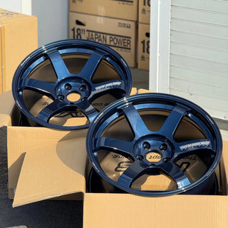Volk Racing TE37 SAGA S-PLUS / Mag Blue | 19x10 | 19x11 | 5x112 | +8mm | +18mm Offset