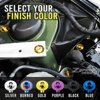 ZSPEC Stage-3 Dress Up Bolts Fastener Kit Titanium for 2013-2021 Scion FR-S, Subaru BRZ, Toyota 86