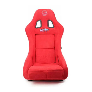 NRG Prisma Ultra Fixed Back Racing Seat w/ Gold Flake Shell: Fits Most Models
