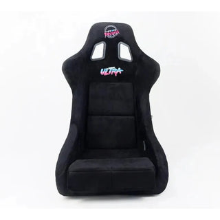 NRG Prisma Ultra Fixed Back Racing Seat w/ Gold Flake Shell: Fits Most Models