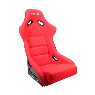 NRG Fiber Glass Fixed Back Racing Seat (LARGE) (RED): Fits Most Models