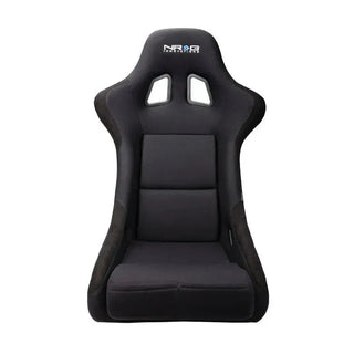 NRG Fiber Glass Fixed Back Racing Seat (MEDIUM) Black