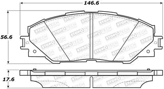 StopTech Street Touring Front Brake Pads: Scion tC 2011 - 2016 (tC2)