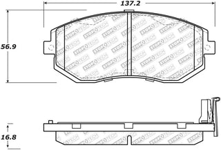 Stoptech Street Select Front Brake Pads: Fits Most BRZ/FR-S/86/GR86 Models