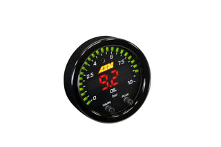 AEM X-Series Oil Pressure Gauge 0-150psi 52mm: Fits Most Models