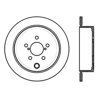Stoptech CRYO-STOP Rear Brake Rotor: Scion FRS (13-16) / Subaru BRZ (13-20) / Toyota 86 (17-20)