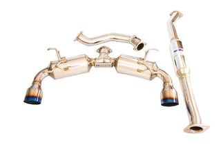 Invidia N2 Dual Burnt Titanium Tip Exhaust: Fits Most BRZ/FR-S/86/GR86 Models