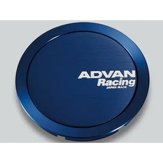 Advan Full Flat Center Cap 73mm Blue Anodized: Fits Most Models