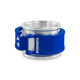 Mishimoto Aluminum Quick Release Clamp 2.5" Blue Finish: Fits Most Models