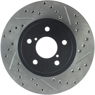 Stoptech Sport Brake Rotor: Subaru BRZ (13-16) Drilled & Slotted