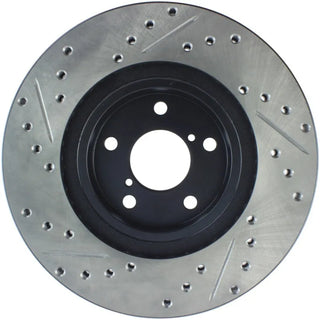 Stoptech Sport Brake Rotor: Subaru BRZ (13-16) Drilled & Slotted
