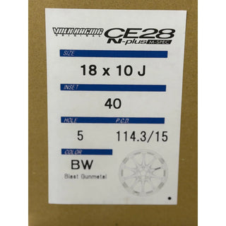 Volk Racing CE28N-PLUS M-SPEC / Blast Gunmetal | 18x10 | 5x114.3 | +40mm Offset