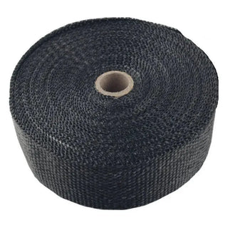 Torque Solution Exhaust Wrap: Fits Most Models 2 Inch Wide x 50 Feet Long Black Fiberglass