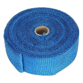 Torque Solution Exhaust Wrap: 2 Inch Wide x 50 Feet Long Blue