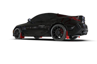 Rally Armor Mud Flap: Subaru BRZ (22-25) & Toyota GR86 (22-25) Red UR w/ White Logo