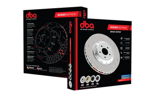 DBA 5000 Series 2pc Drilled & Slotted Front Brake Rotor: Fits Most BRZ/FR-S/86/GR86 Models