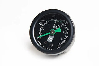 Radium Engineering Fuel Pressure Gauge 0-100psi 8AN ORB Adapter 90deg: Fits Most Models