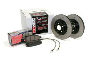 Stoptech Slotted Brake Kit w/ Lines (REAR): Scion tC 2005 - 2010