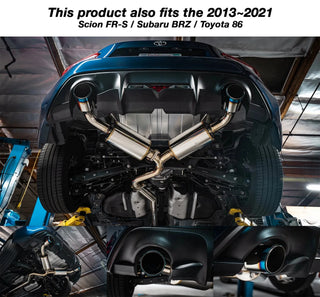 Remark Elite-Spec Cat Back Exhaust: Fits BRZ/FR-S/86/GR86 Models